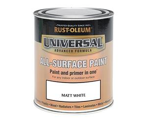 Rust-Oleum 750ml Universal Paint - Matt White