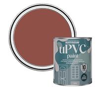 Rust-Oleum 750ml Waterproof Satin Paint for uPVC Doors and Windows - Fire Brick