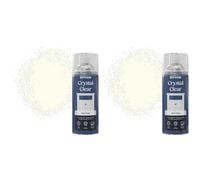 Rust-Oleum AE0040002E8 400ml Crystal Clear Spray Paint-Semi Gloss, 400 ml (Pack of 2)