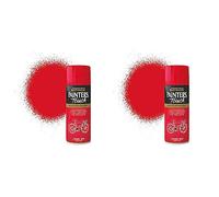 Rust-Oleum AE0040005E8 400ml Painter's Touch Spray Paint - Cherry Red Gloss (Pack of 2)