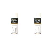 Rust-Oleum AE0040008E8 400ml Painter's Touch Spray Paint - Ivory Bisque Gloss (Pack of 2)