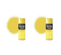 Rust-Oleum AE0040014E8 400ml Painter's Touch Spray Paint - Sun Yellow Gloss (Pack of 2)