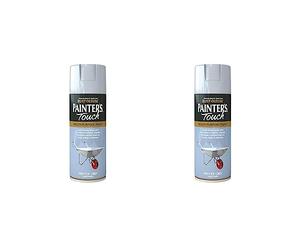 Rust-Oleum AE0040017E8 400ml Painter's Touch Spray Paint - Winter Grey Gloss (Pack of 2)