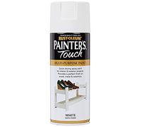 Rust-Oleum AE0050002E8 Painters Touch White Satin Multi Purpose Spray Paint 400ml