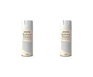 Rust-Oleum AE0060001E8 400ml Radiator Enamel Gloss White (Pack of 2)