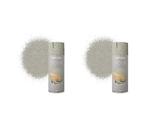 Rust-Oleum AE0070004E8 400ml Stone Spray Paint - Pebble (Pack of 2)