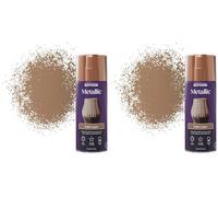 Rust-Oleum AE0120003E8 400ml Brilliant Metallic Bright Copper (Pack of 2)