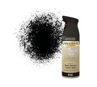 Rust-Oleum AE0160005E8 400ml Universal Spray Paint-Flat Black, 400 ml (Pack of 1)