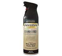 Rust-Oleum AE0160006E8 Universal All Surface Black Hammered Spray Paint 400ml