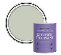 Rust-Oleum Green Water-Resistant Kitchen Tile Paint in Gloss Finish - Aloe 750ml