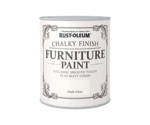Rust-Oleum AMZ0010 RO0070001G1 A Classic, Smooth Touch Flat matt Paint Finish, Chalk White, 750ml