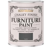 Rust-Oleum AMZ0034 A Classic, Smooth Touch Flat matt Paint Finish, Graphite, 750ml