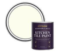 Rust-Oleum Antique White Matt Kitchen Tile Paint 750Ml