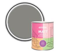 Rust-Oleum Grey Interior Wood Paint in Matt Finish - Art School 750ml