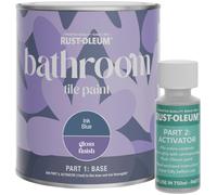Rust-Oleum Gloss Bathroom Tile Paint 750ml - Ink Blue