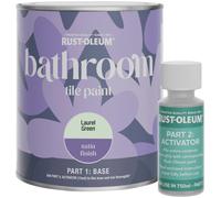 Rust-Oleum Bathroom Tile Satin Paint 750ml - Laurel Green