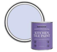 Rust-Oleum Purple Water-Resistant Kitchen Tile Paint in Gloss Finish - Be My Mermaid 750ml