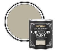 Rust-Oleum Beige Furniture & Skirting Board Paint in Gloss Finish - Quarry Lime 750ml