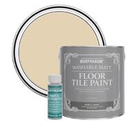 Rust-Oleum Beige Washable Matt Floor Tile Paint, Matt Finish - Sandhaven 2.5L