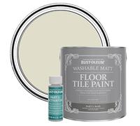 Rust-Oleum Beige Washable Matt Floor Tile Paint - Relaxed Oats 2.5L