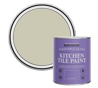 Rust-Oleum Beige Water-Resistant Kitchen Tile Paint in Gloss Finish - Half Light 750ml