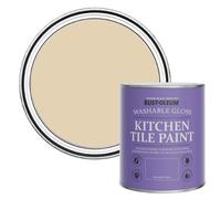 Rust-Oleum Beige water resistant Kitchen Tile Paint in Gloss Finish - Sandhaven 750ml