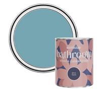 Rust-Oleum Blue Moisture Resistant Bathroom Wood and Cabinet Paint in Gloss Finish - Belgrave 750ml