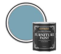 Rust-Oleum Blue Furniture & Skirting Board Paint in Gloss Finish - Belgrave 750ml
