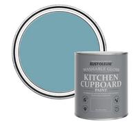 Rust-Oleum Blue Kitchen Cupboard Paint in Gloss Finish - Belgrave 750ml