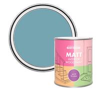 Rust-Oleum Blue Interior Wood Paint in Matt Finish - Belgrave 750ml