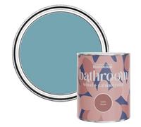Rust-Oleum Blue Moisture Resistant Bathroom Wood and Cabinet Paint in Satin Finish - Belgrave 750ml