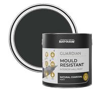 Rust-Oleum Black Guardian Mould Resistant Wall Paint - Natural Charcoal (Black) 2.5L