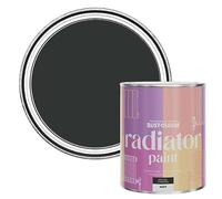 Rust-Oleum Black Heat Resistant Radiator Paint in Matt Finish - Natural Charcoal (Black) 750ml