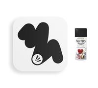 Rust-Oleum Black Matt Spray Paint Painter's Touch Craft Enamel 150ml