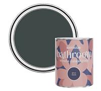 Rust-Oleum Black Moisture Resistant Bathroom Wood and Cabinet Paint in Gloss Finish - Black Sand 750ml