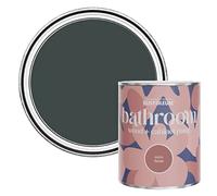 Rust-Oleum Black Moisture Resistant Bathroom Wood and Cabinet Paint in Satin Finish - Black Sand 750ml
