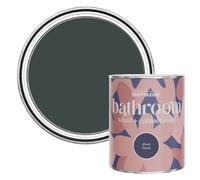 Rust-Oleum Black Moisture Resistant Bathroom Wood and Cabinet Paint in Gloss Finish - Black Sand 750ml