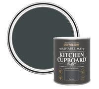 Rust-oleum Ro Kitchen Cupboard Paint Black Sand Matt 750Ml, Black
