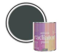 Rust-Oleum Black Heat Resistant Radiator Paint in Satin Finish - Black Sand 750ml