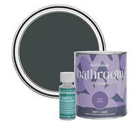 Rust-Oleum Satin Bathroom Tile Paint 750ml - Black Sand