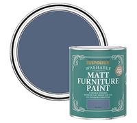 Rust-Oleum Blue Furniture Paint in Matt Finish - Blue River 750ml