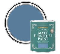Rust-Oleum Blue Furniture Paint in Matt Finish - Cornflower Blue 750ml
