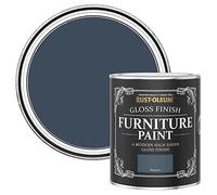 Rust-Oleum Blue Furniture & Skirting Board Paint in Gloss Finish - Blueprint 750ml