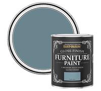 Rust-Oleum Blue Furniture & Skirting Board Paint in Gloss Finish - Pacific State 750ml