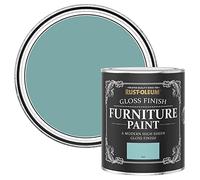 Rust-Oleum Teal Gloss Furniture Paint 750Ml