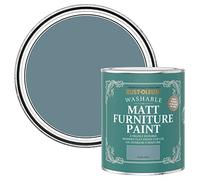 Rust-Oleum Blue Furniture & Skirting Board Paint in Matt Finish - Pacific State 750ml