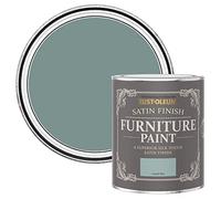 Rust-Oleum Blue Furniture & Skirting Board Paint in Satin Finish - Coastal Blue 750ml