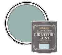 Rust-Oleum Blue Furniture & Skirting Board Paint in Satin Finish - Duck Egg 750ml