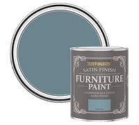 Rust-Oleum Blue Furniture & Skirting Board Paint in Satin Finish - Pacific State 750ml