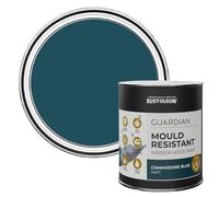 Rust-Oleum Blue Guardian Mould Resistant Interior Wood Paint in Matt Finish - Commodore Blue 750ml